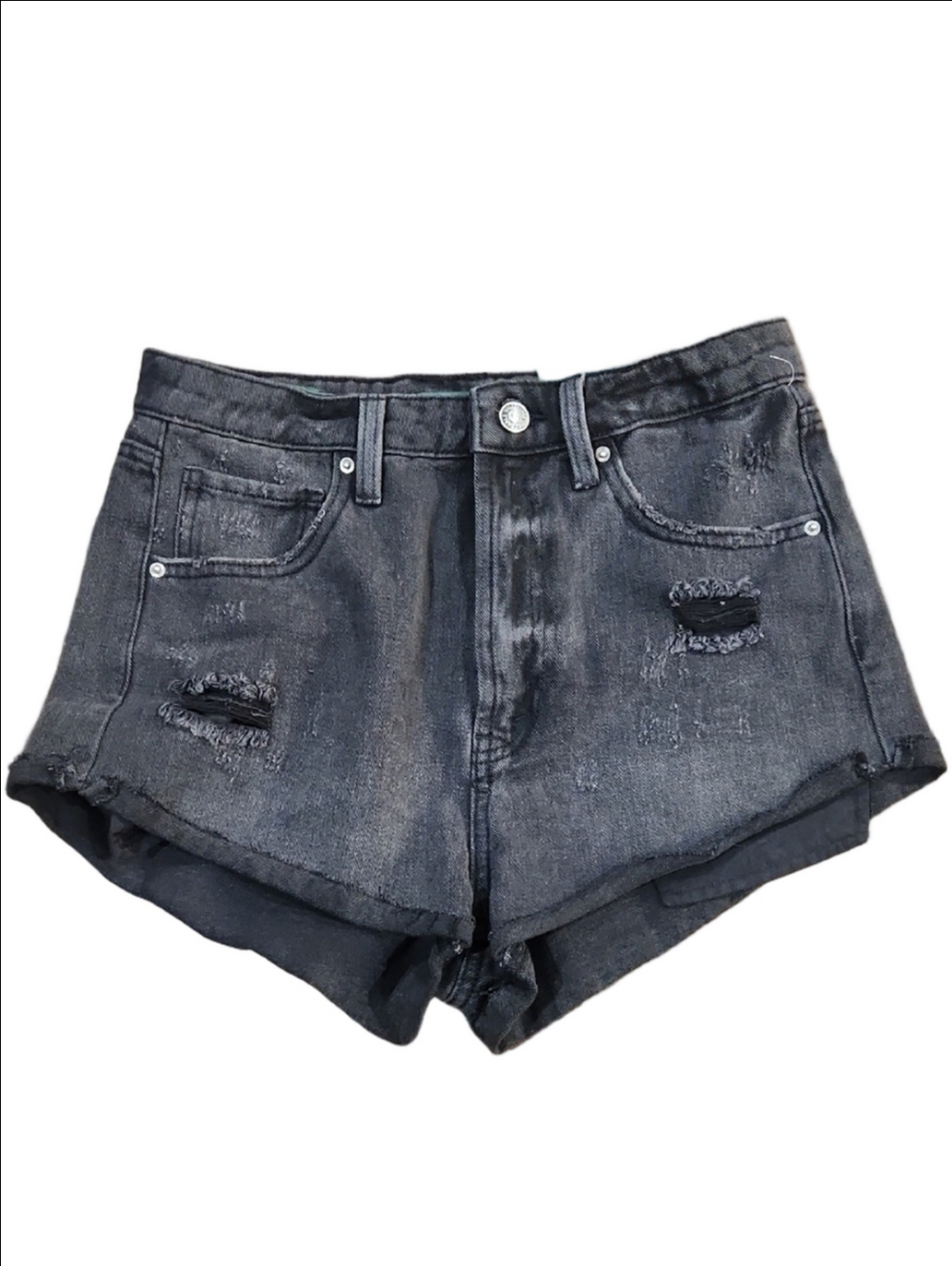 𝅺Wild fable distressed highest rise Cheeky shorts (code-B001)